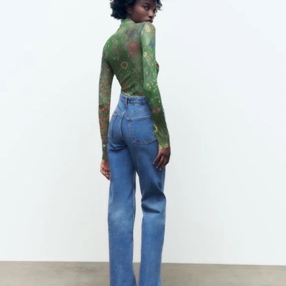 ZARA | Gustav Klimt "Farm Garden with Sunflowers" Bodysuit | Medium - Picture 5 of 7